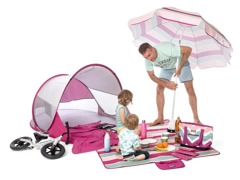 KOOR Picknickdecke Lido-Magenta 135 x 160 cm KOOR Picknickdecke Lido-Magenta 135 x 160 cm