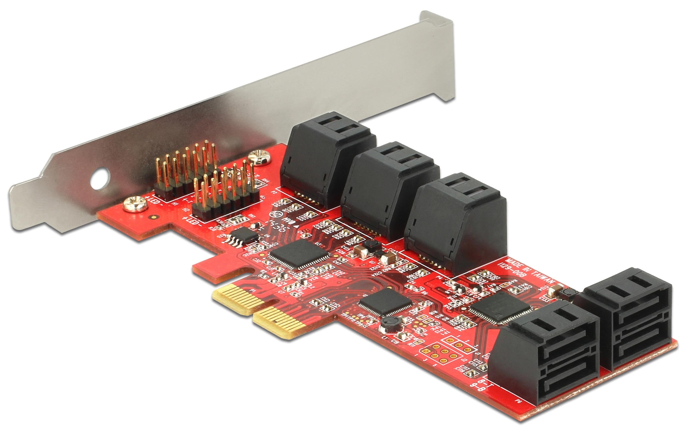 Delock SATA-Controller PCI-Ex2- 10x SATA3 intern