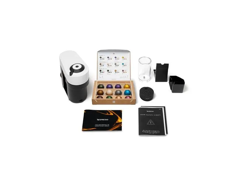 Krups Kaffeemaschine Nespresso Vertuo Pop XN9201 Coconut White