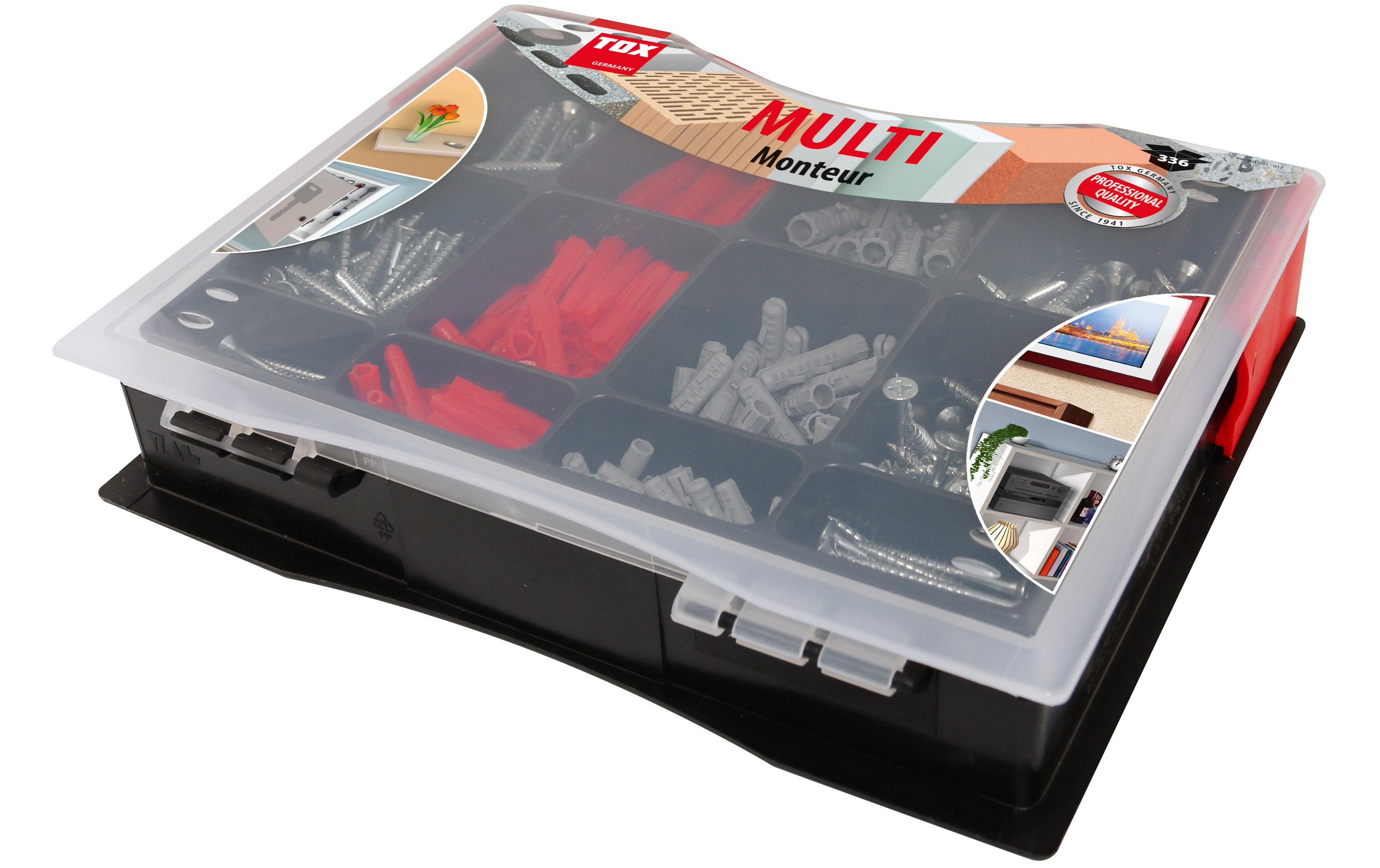 Tox-Dübel Dübel Monteur Multi Tri & Barracuda 336 Stück Tox-Dübel Dübel Monteur Multi Tri & Barracuda 336 Stück