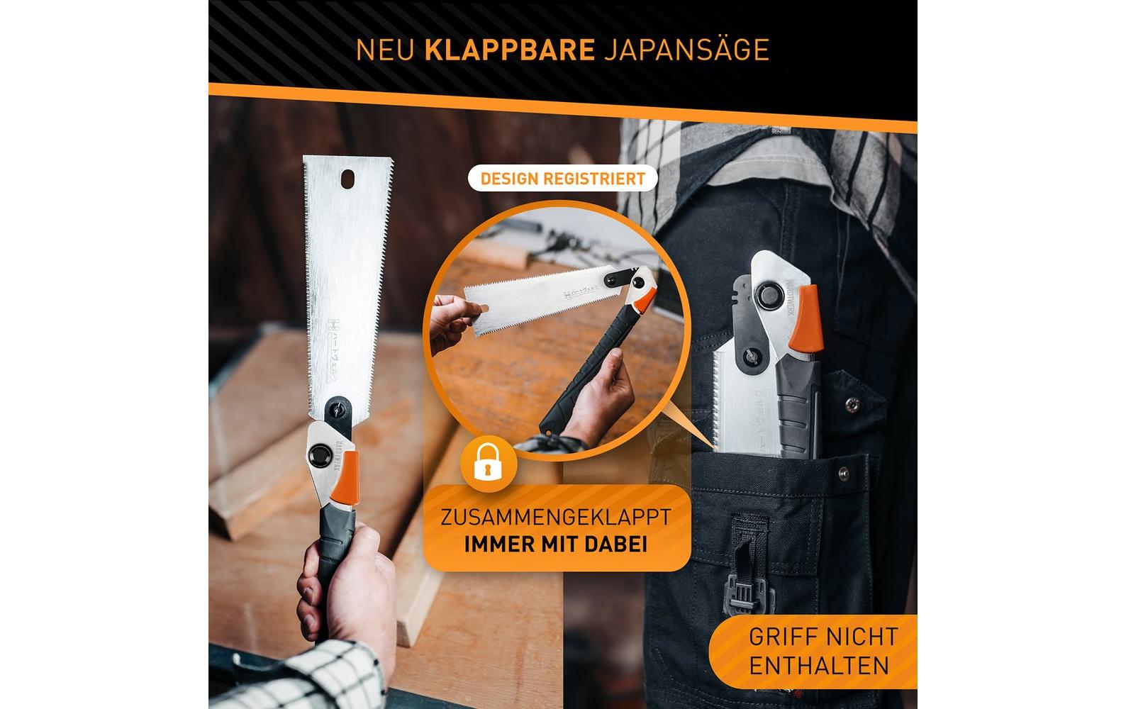 Hardtwerk Sägeblatt für Japansäge Hanzo 240 mm