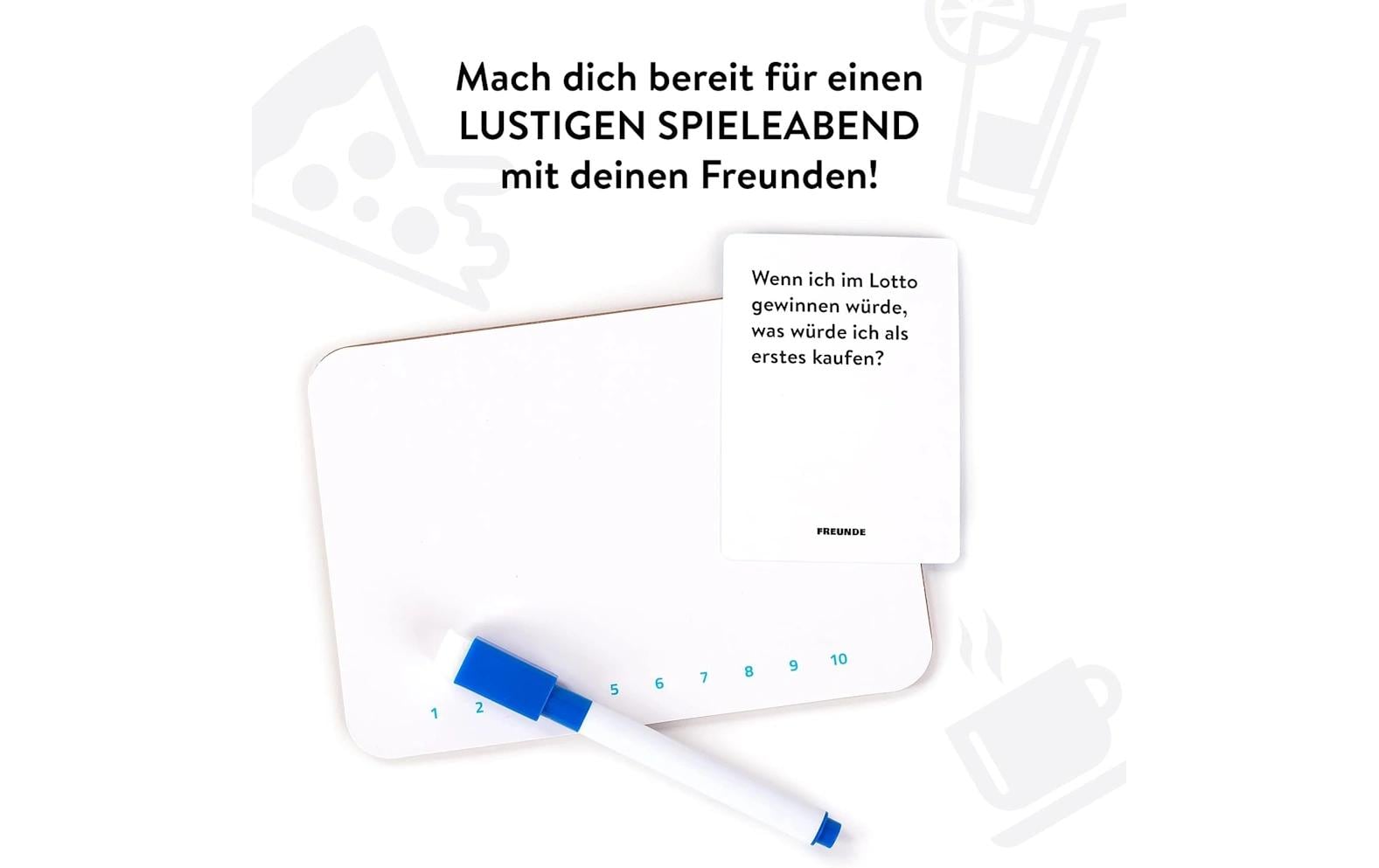 THE WORLD GAME Kartenspiel Kennst Du mich – Freunde -DE-