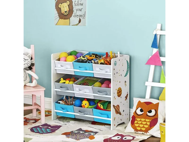 Songmics Bücherregal Weiss