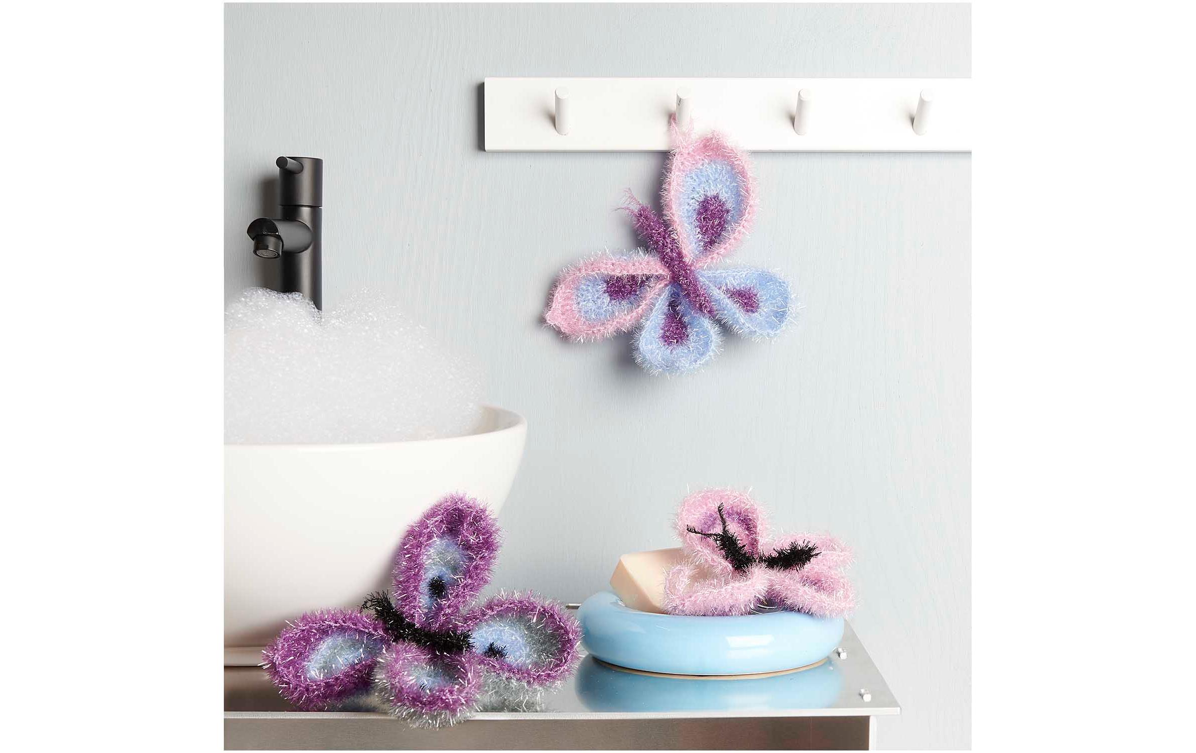 Rico Design Häkelset Bubble 6-teilig, Schmetterling