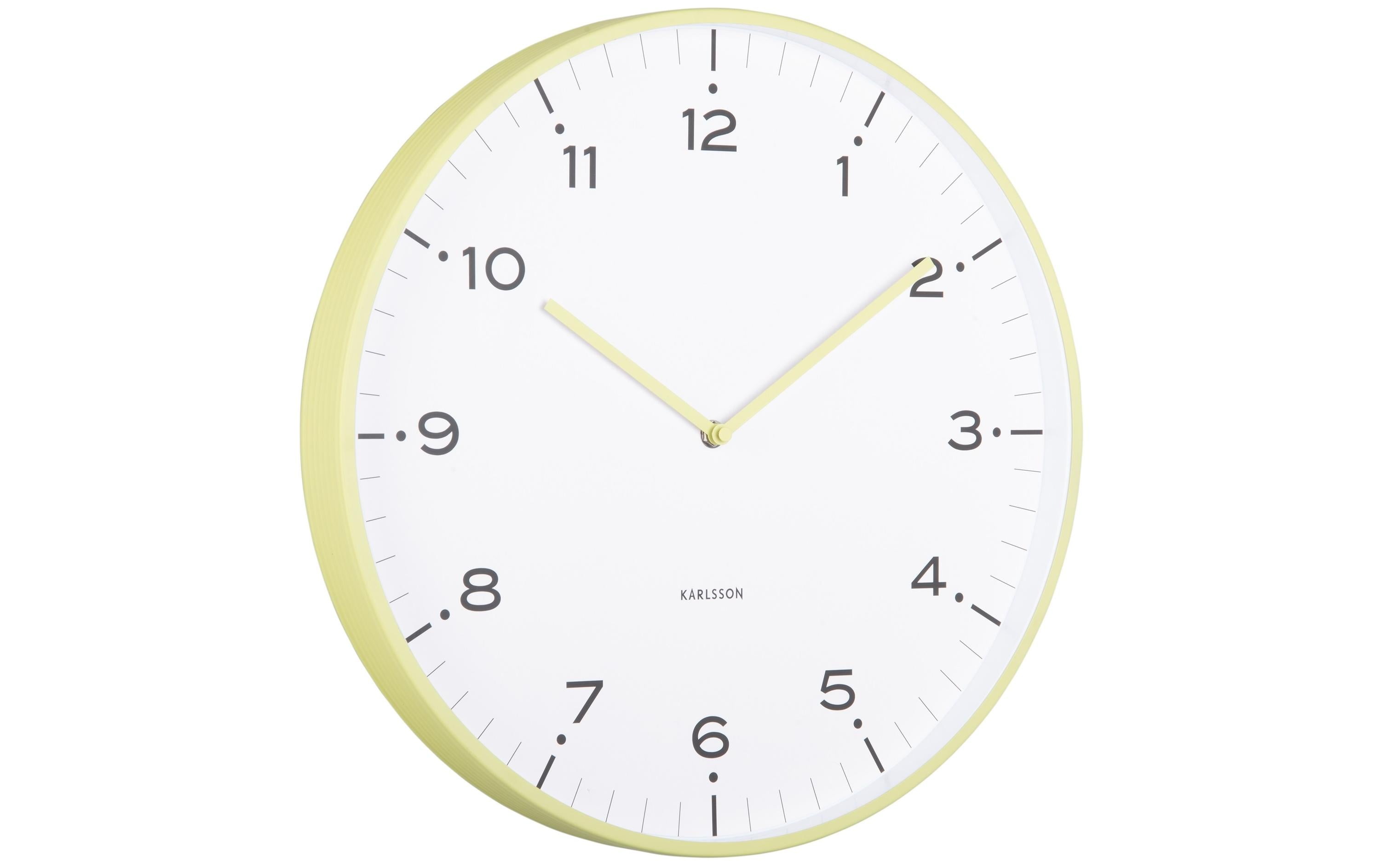 KARLSSON Wanduhr Circus Rings Matcha green