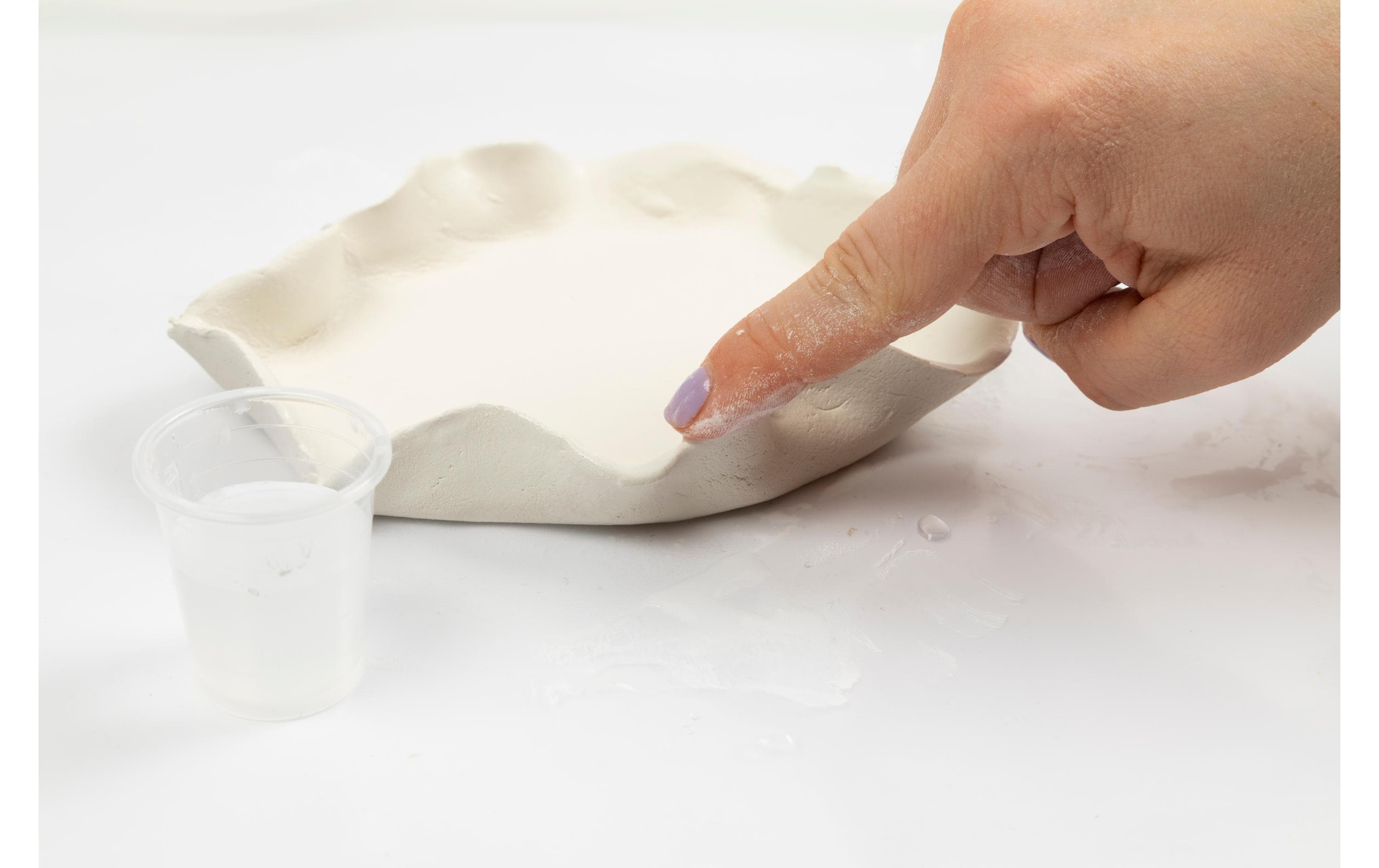 Creativ Company Modellier-Set Schalen Rosa/Weiss