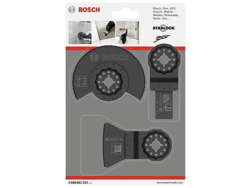 Bosch Professional Fliesen-Basis-Set 3-teilig AIZ 20 AB, ATZ 52 SC, ACZ 85 MT4 Bosch Professional Fliesen-Basis-Set 3-teilig AIZ 20 AB, ATZ 52 SC, ACZ 85 MT4