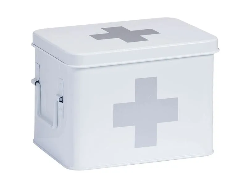 Zeller Present Erste Hilfe Schrank 21.5 x 16 x 16 cm, Weiss