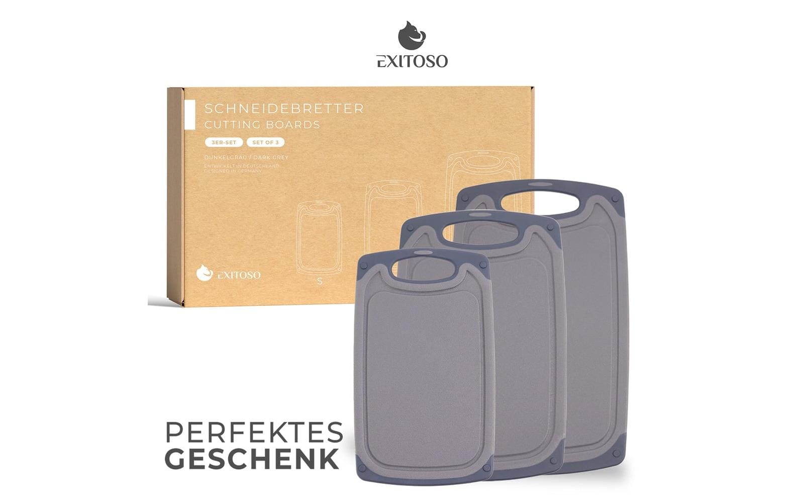 GOURMETmaxx Schneidebrett 24 cm x 40 cm