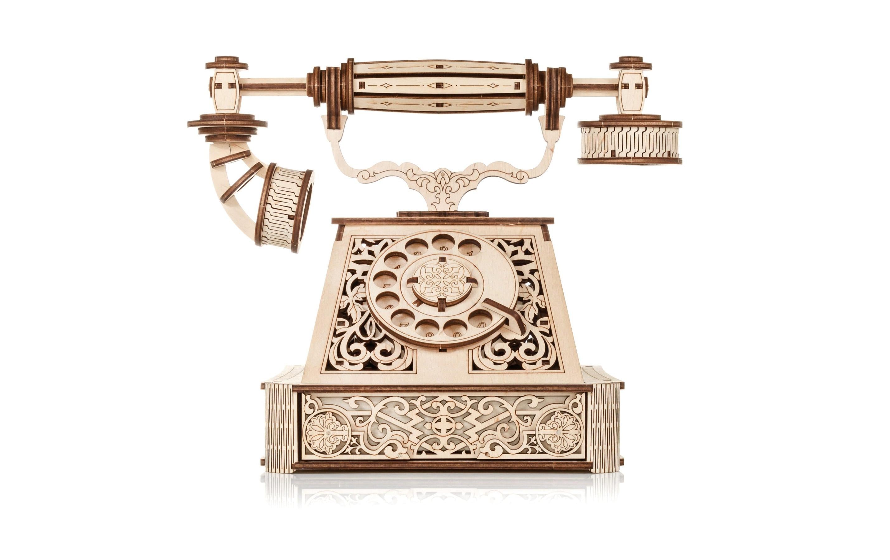 Eco-Wood-Art Bausatz Retro Telefon