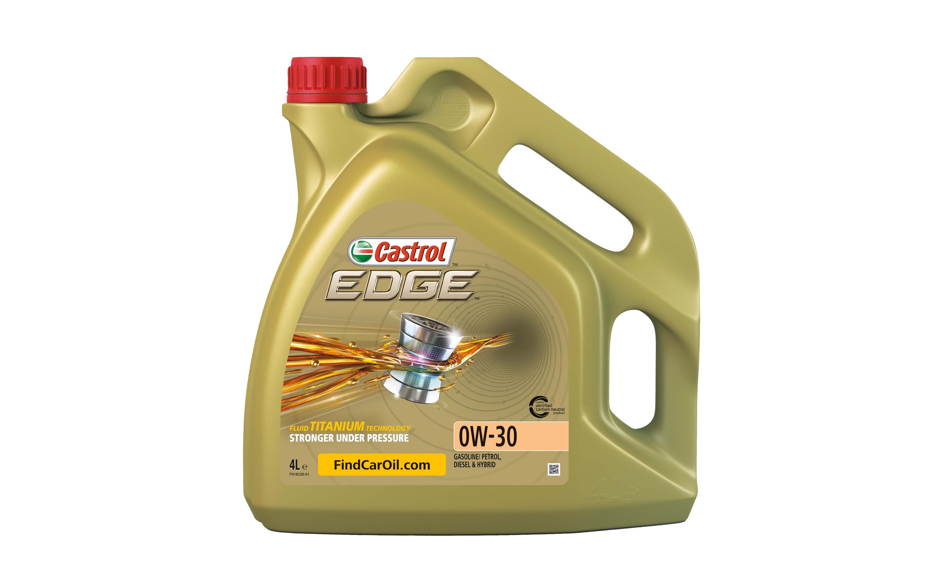Castrol Motorenöl EDGE 0W-30 Titanium, 4 l Castrol Motorenöl EDGE 0W-30 Titanium, 4 l