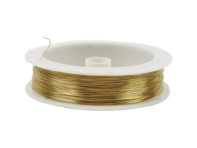 Creativ Company Messingdraht 70 m Gold