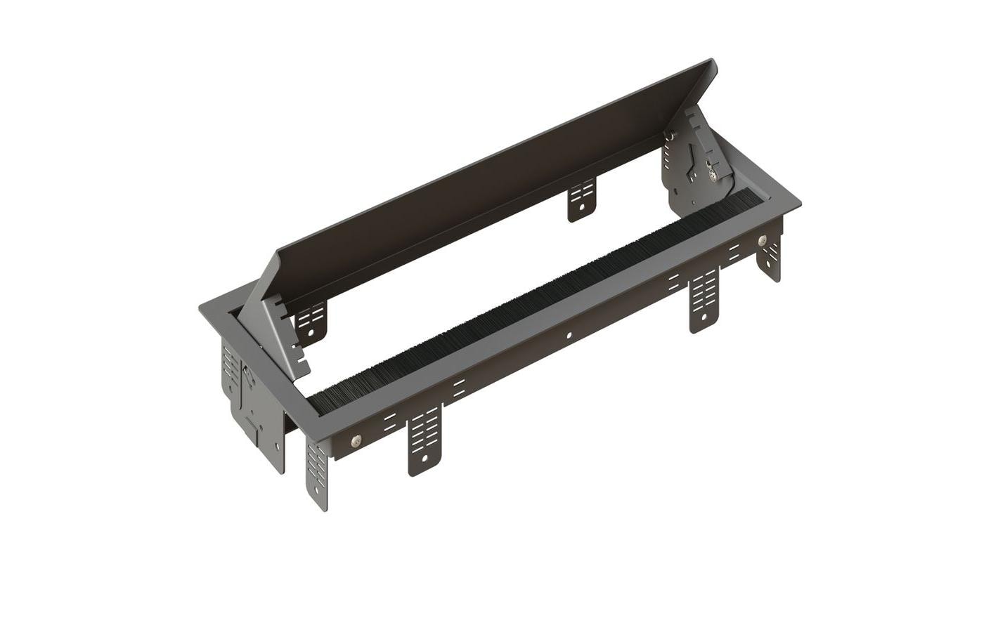 max connect Einbaurahmen BOX L 6-Fach, Grau