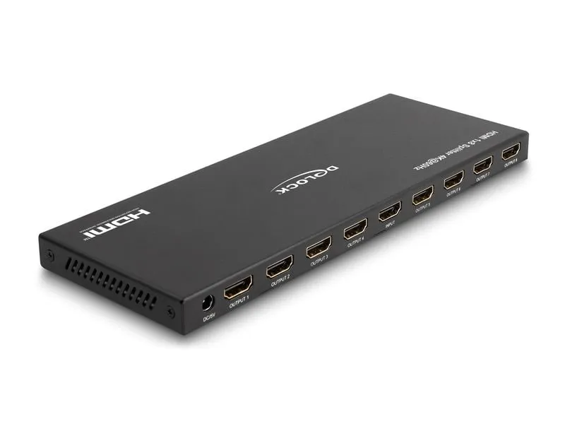 Delock 8-Port Signalsplitter HDMI-HDMI 4K/60 Hz Delock 8-Port Signalsplitter HDMI-HDMI 4K/60 Hz