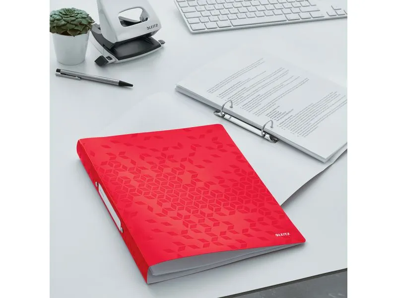 Leitz Ringbuch WOW A4, 2.5 cm, Rot Leitz Ringbuch WOW A4, 2.5 cm, Rot