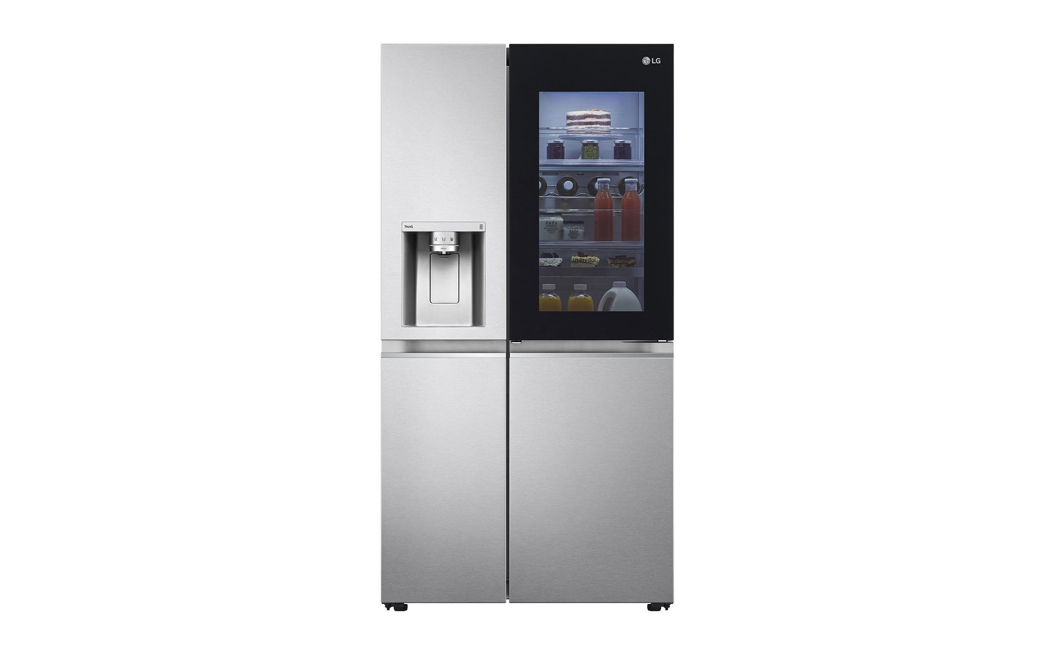 LG Foodcenter GSXV90BSDE Brushed Steel LG Foodcenter GSXV90BSDE Brushed Steel
