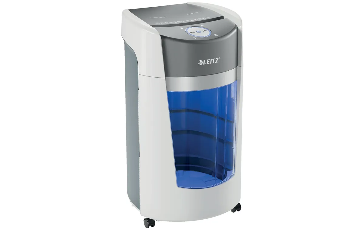Leitz Bürogeräte Aktenvernichter IQ OptiMax Office P-5, 10 Blatt