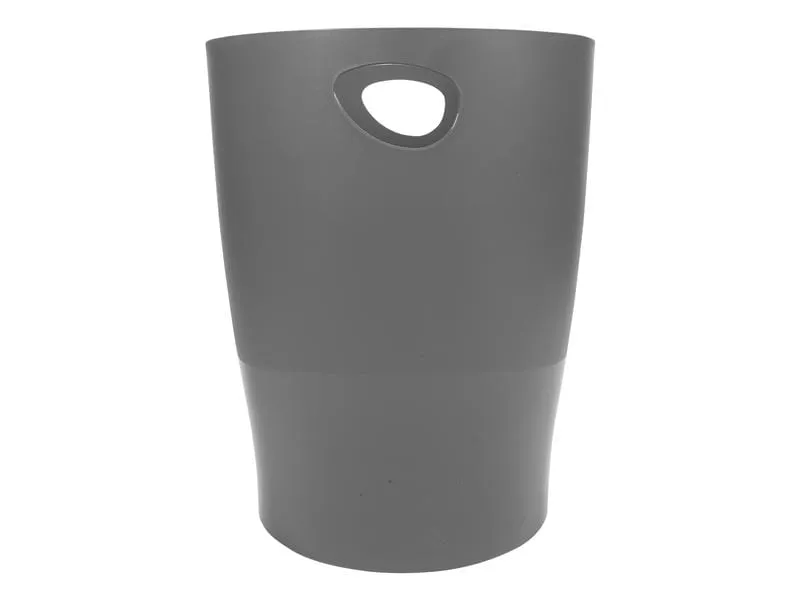 Exacompta Papierkorb Ecobin 15 l, Dunkelgrau