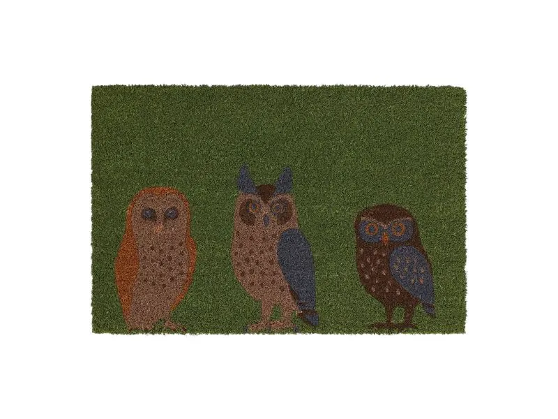 Esschert Design Fussmatte Eulen 40 cm x 60 cm