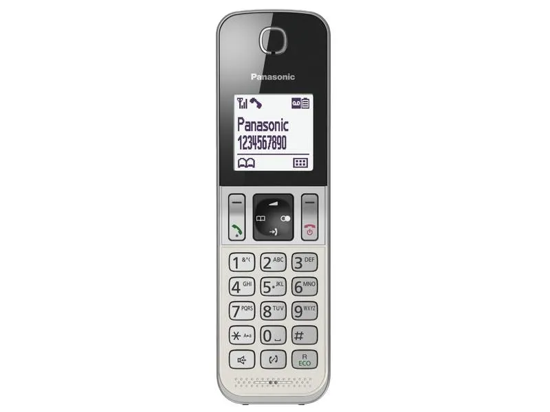 Panasonic Schnurlostelefon KX-TGD320SLW Schwarz/Silber