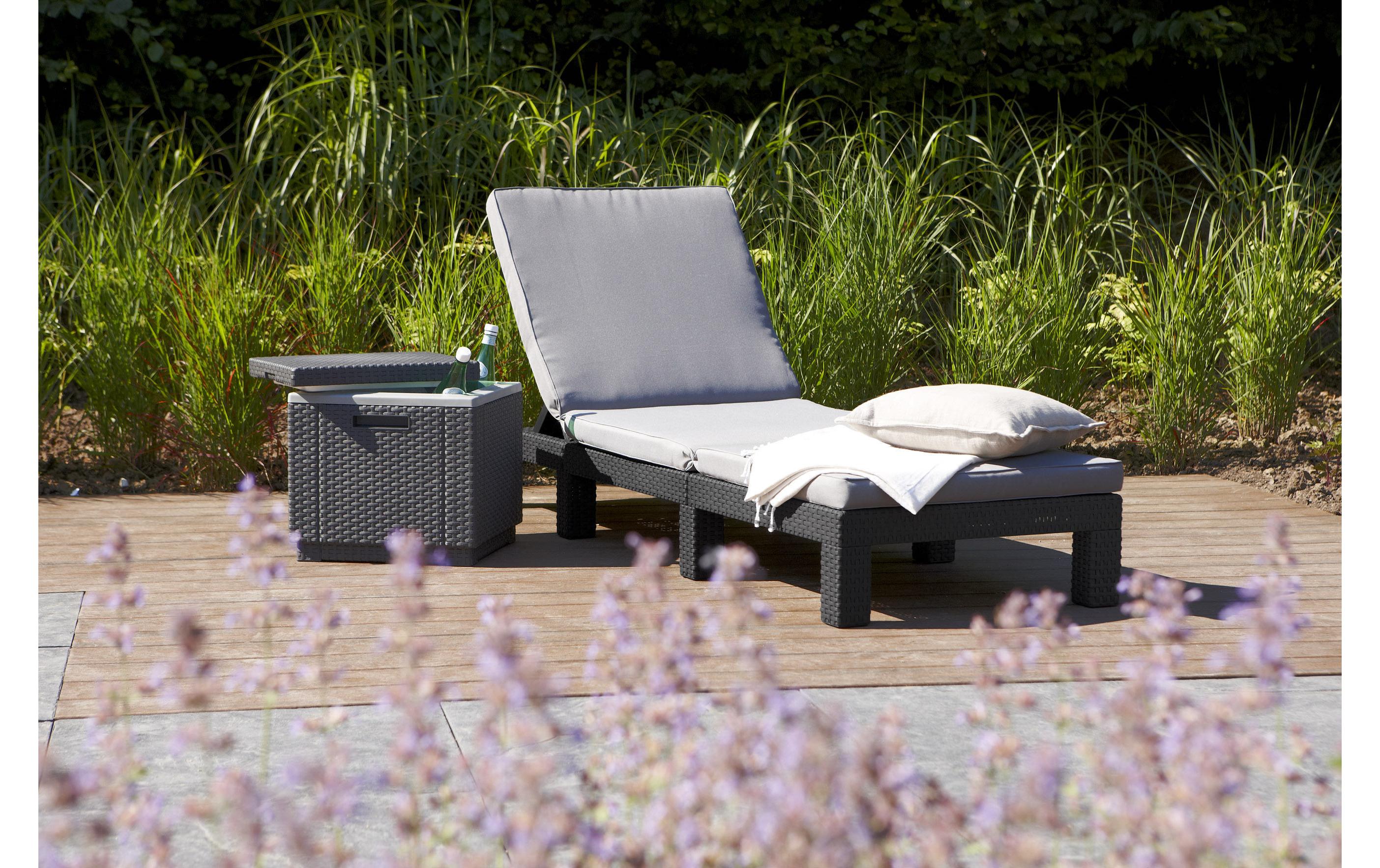 AlliBERT Liegestuhl Daytona Sunlounger Graphite