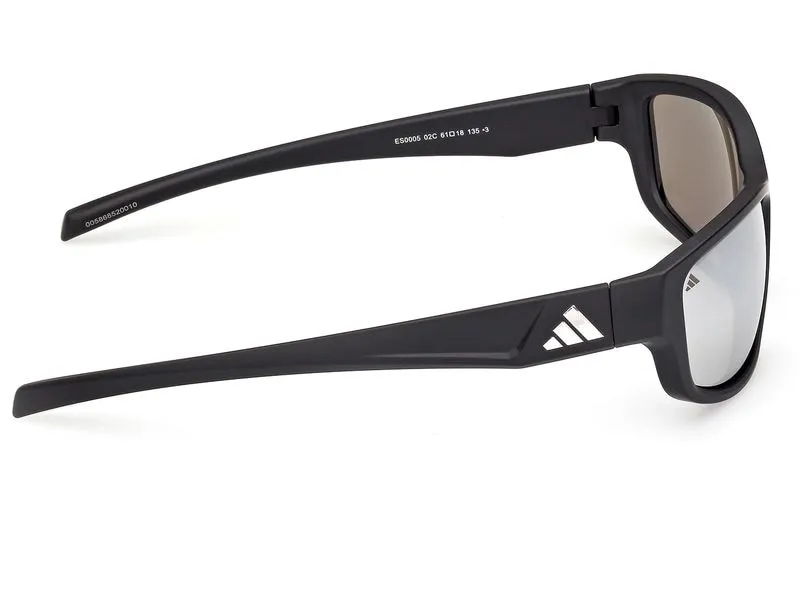 adidas ES0005 Sport Sonnenbrille Matte Black, Smoke Mirror adidas ES0005 Sport Sonnenbrille Matte Black, Smoke Mirror