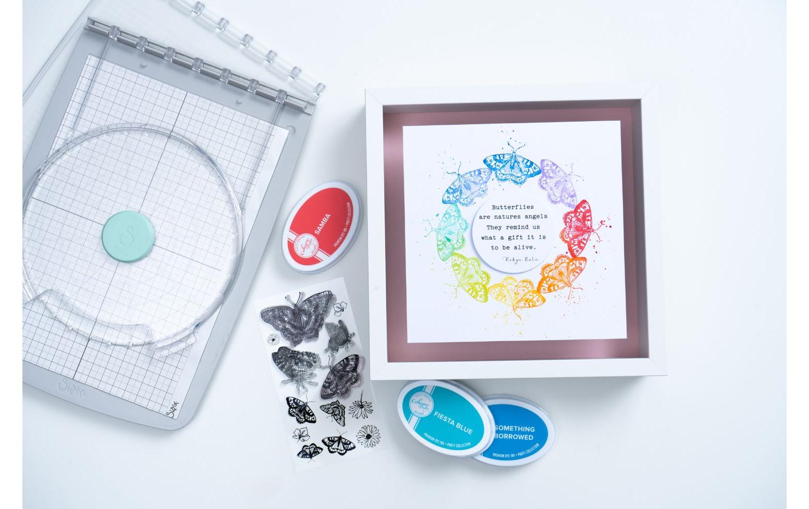 Sizzix Stempel Set Schablone Schmetterlinge 13er-Pack