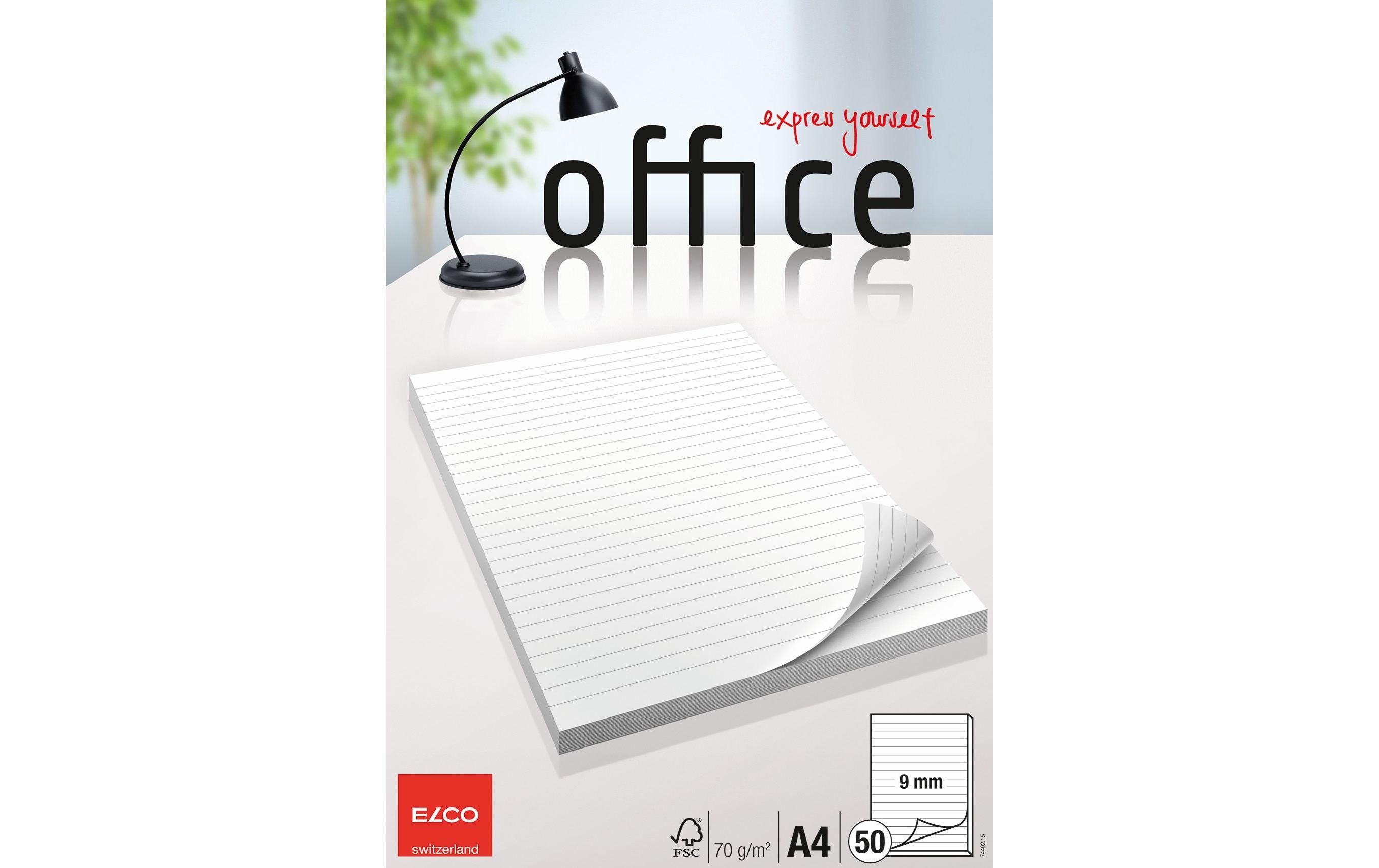 ELCO Notizblock Office 50 Blatt, Liniert ELCO Notizblock Office 50 Blatt, Liniert