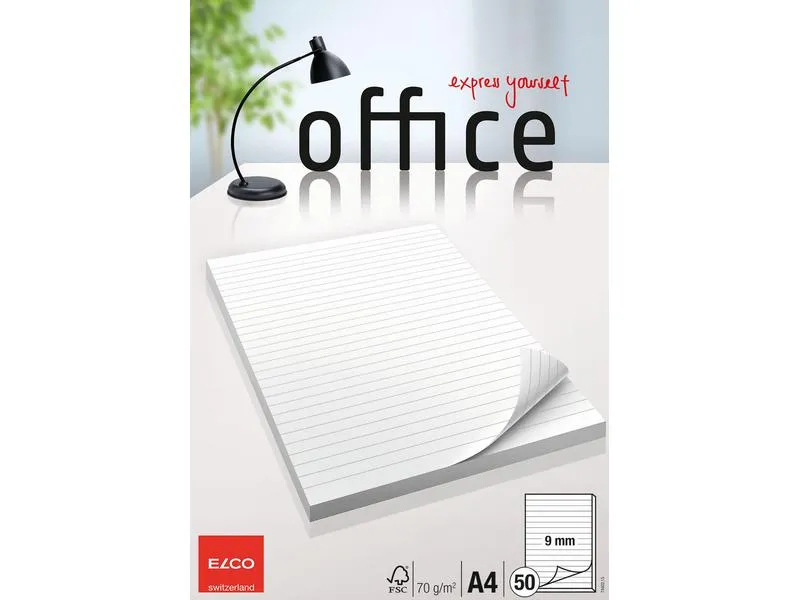 ELCO Notizblock Office 50 Blatt, Liniert ELCO Notizblock Office 50 Blatt, Liniert