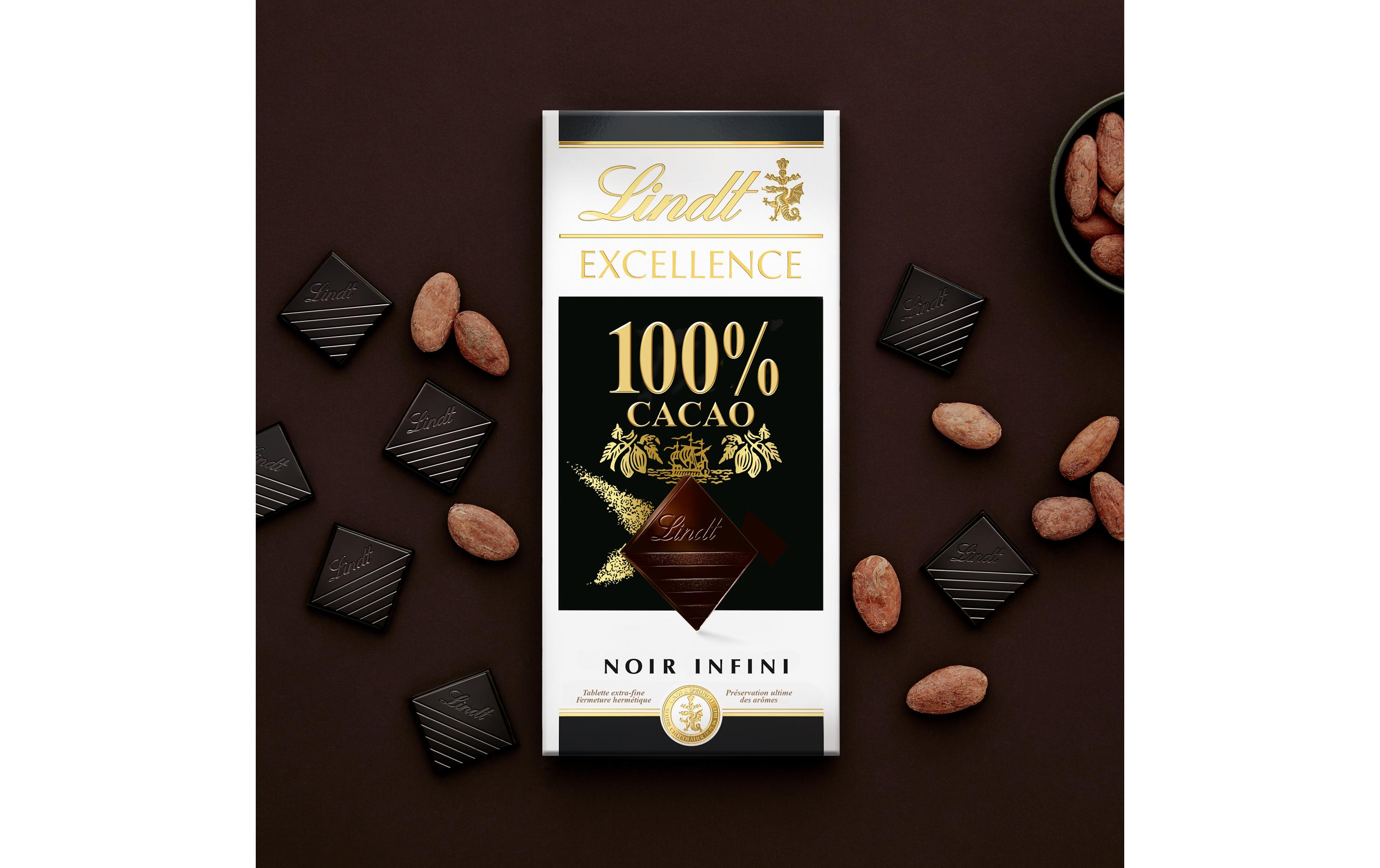 Lindt Tafelschokolade Excellence Dunkel 100% Kakao 50 g