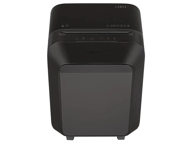 Fellowes Aktenvernichter LX211 P-5, 15 Seiten, Schwarz