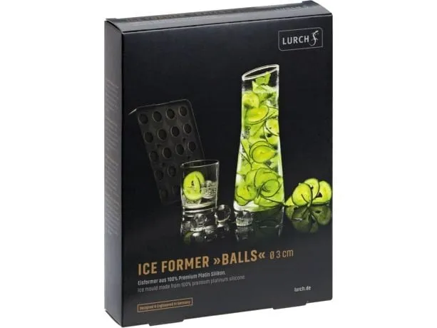 Lurch Eiswürfelform kleine Kugeln Schwarz / Transparent, Ø 3 cm Lurch Eiswürfelform kleine Kugeln Schwarz / Transparent, Ø 3 cm