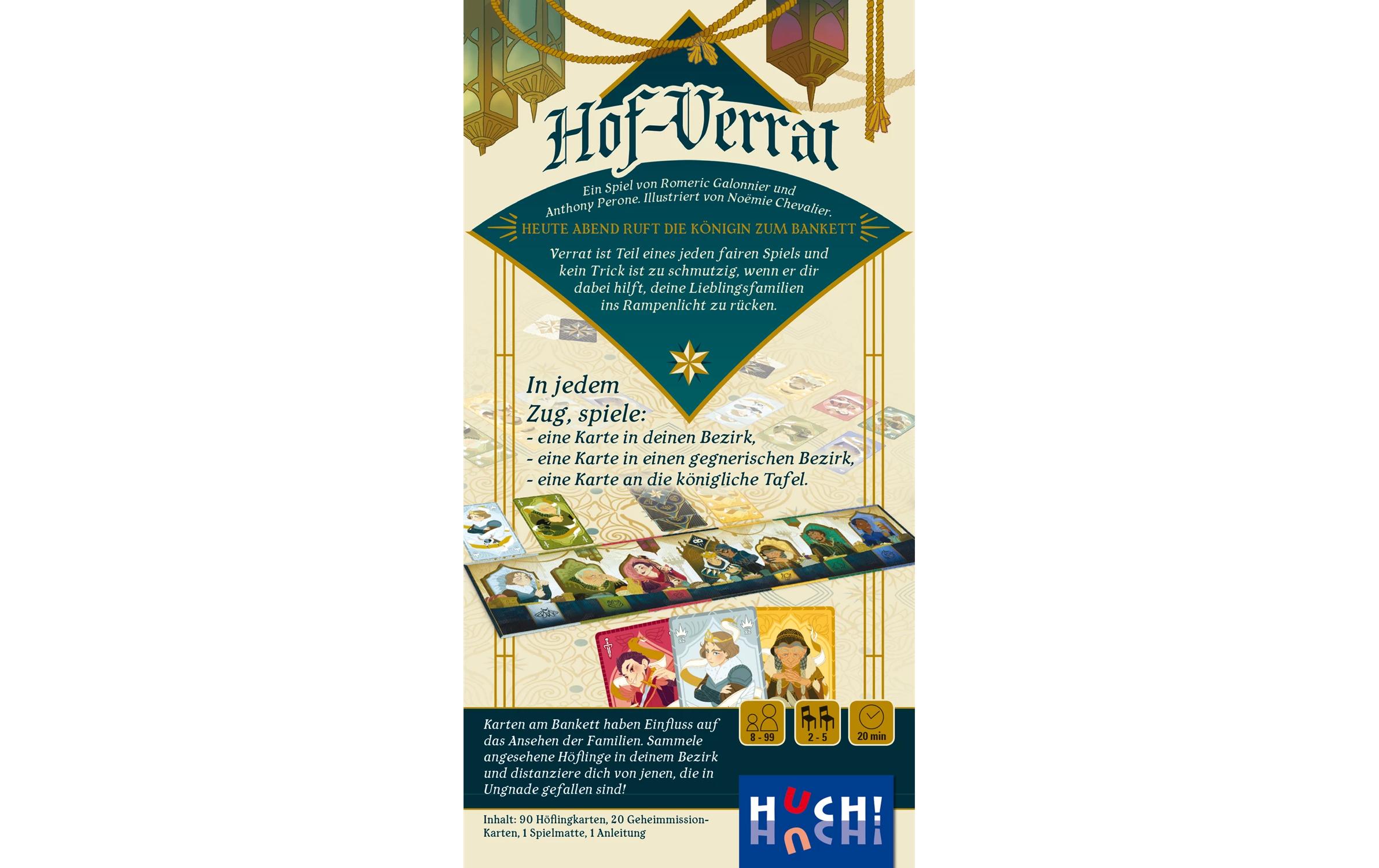 HUCH! Familienspiel Hof-Verrat -DE-
