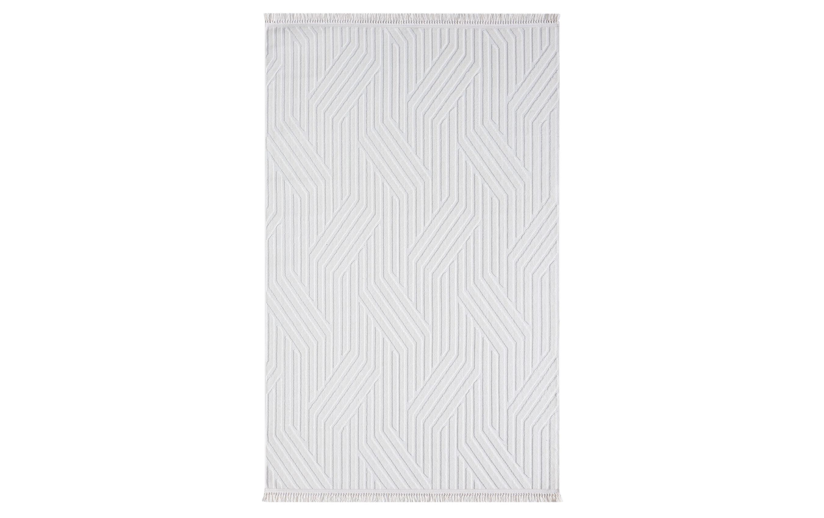 Conceptum Hypnose Teppich Sosa 9001 80 cm x 200 cm, Weiss