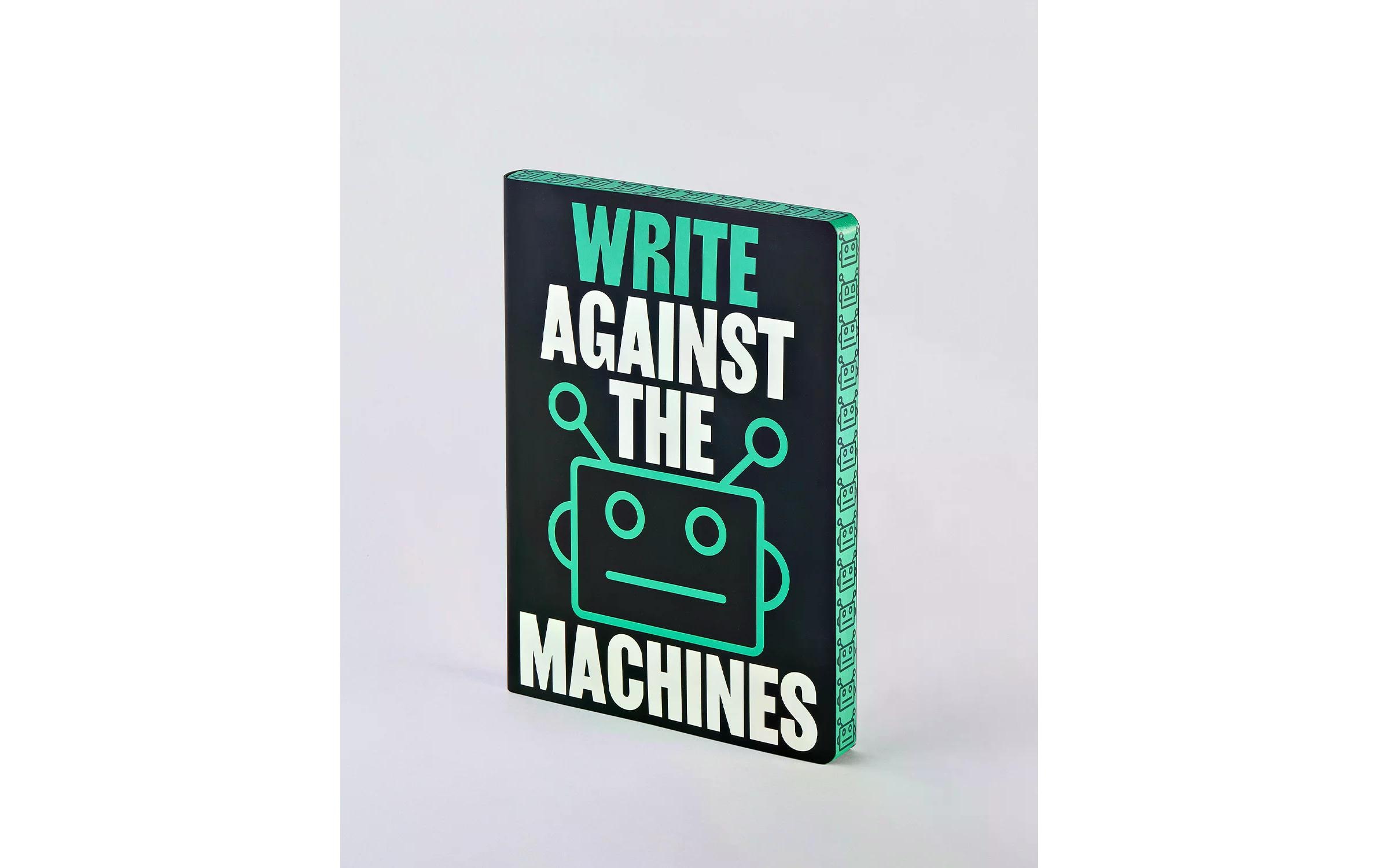 Nuuna Notizbuch GRAPHIC L TRUST NO ROBOTS