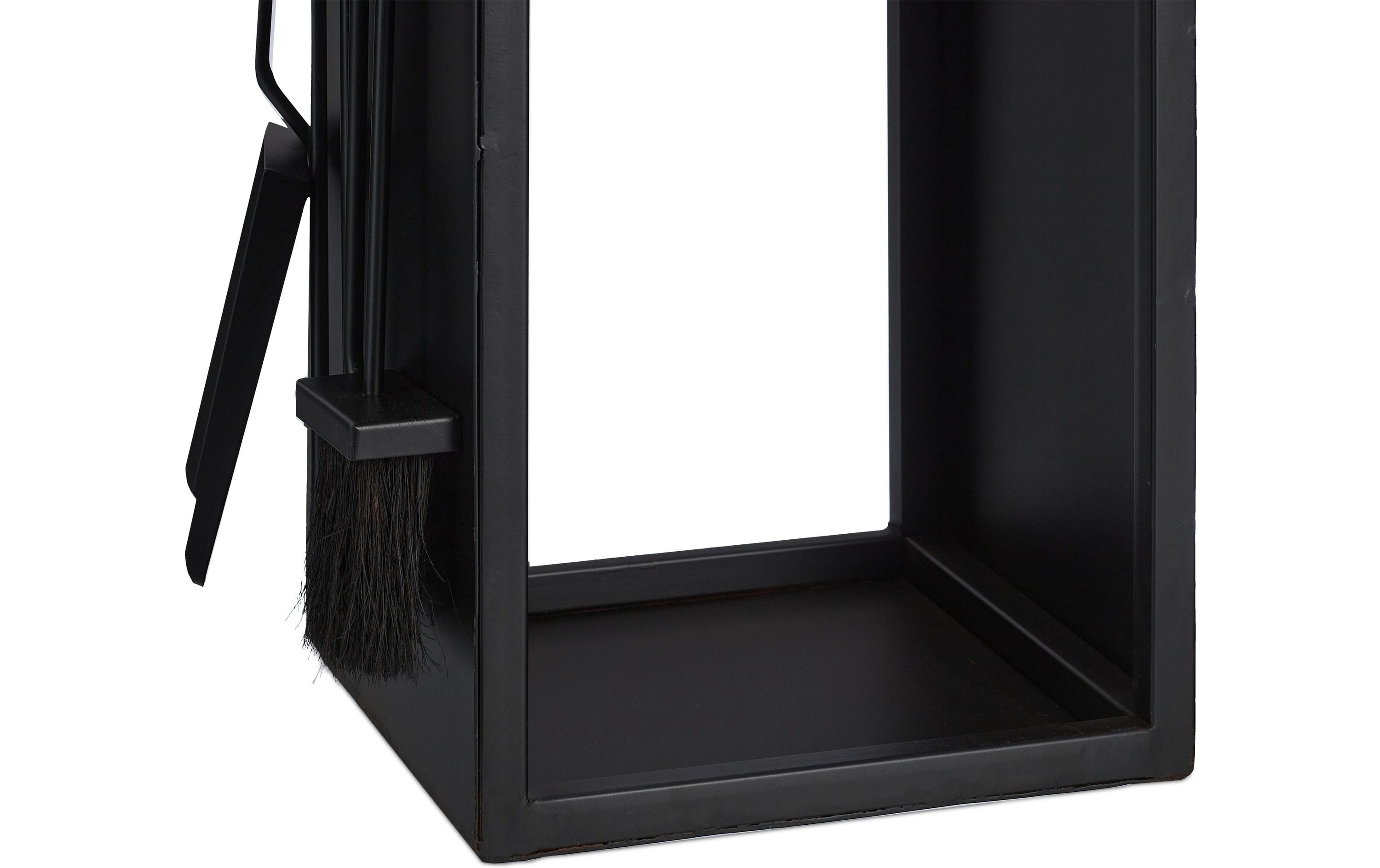 relaxdays Holzregal mit Besteck