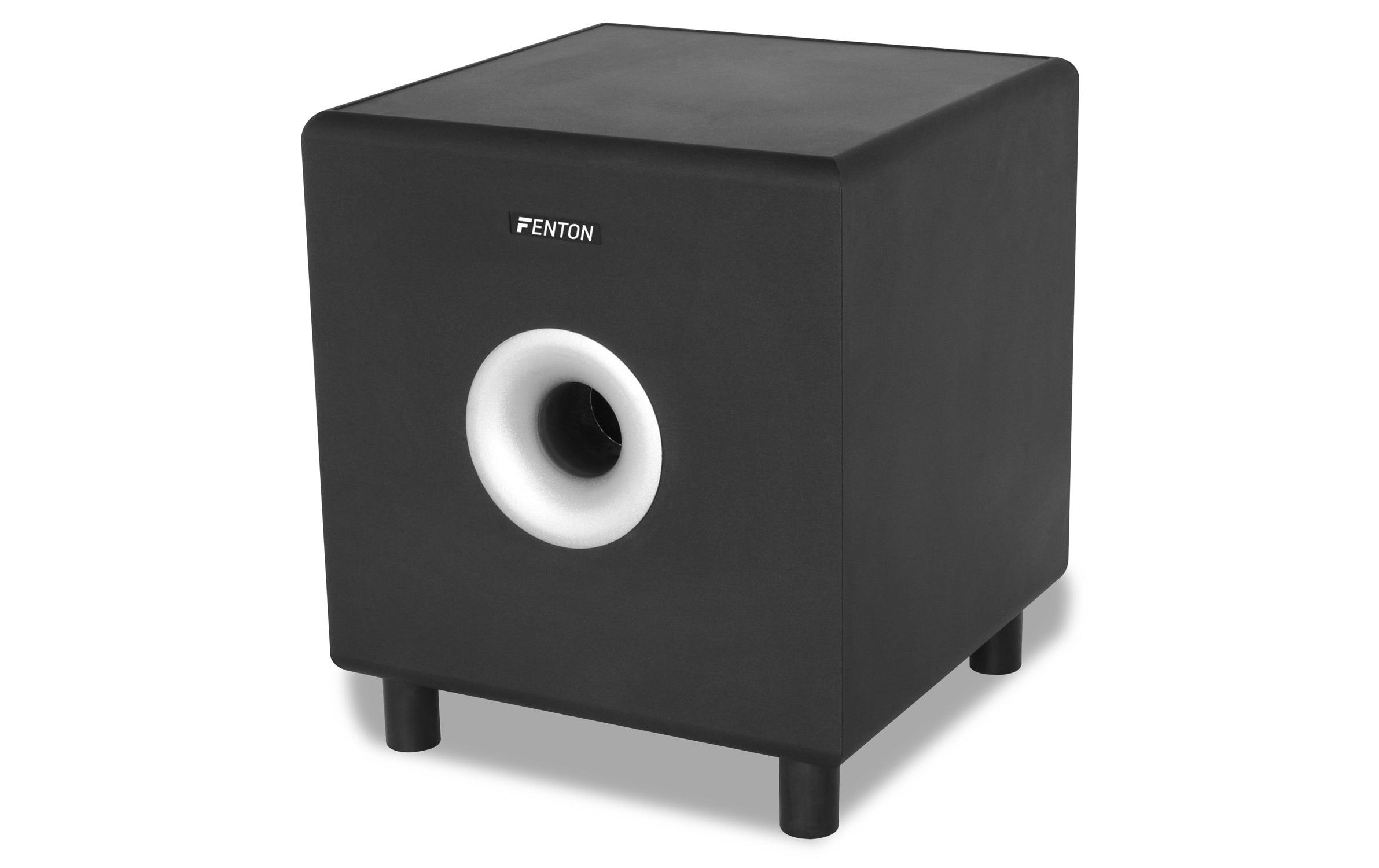 Fenton Subwoofer SHFS10B Schwarz