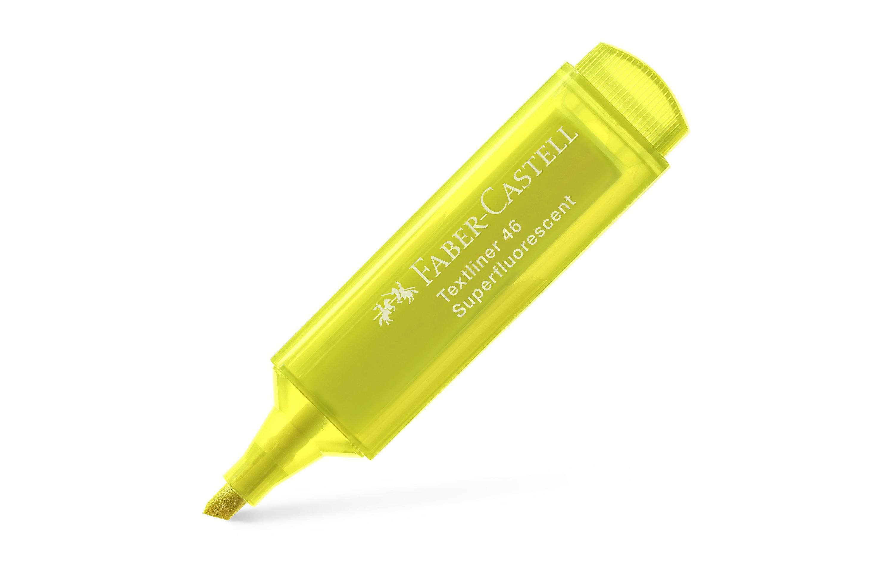 Faber-Castell Textmarker 1546 superfluorescent Gelb