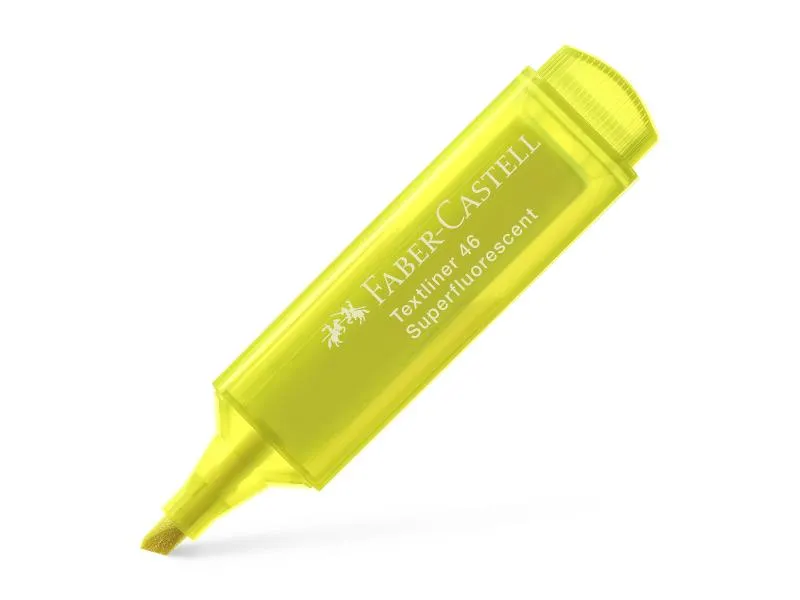 Faber-Castell Textmarker 1546 superfluorescent Gelb Faber-Castell Textmarker 1546 superfluorescent Gelb