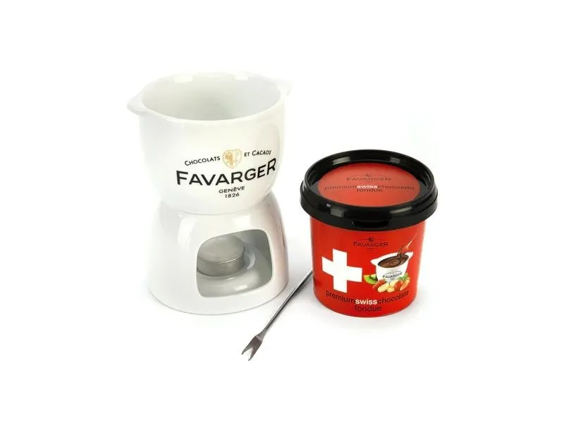Favarger Schokoladen-Fondue Kit 300 g Favarger Schokoladen-Fondue Kit 300 g
