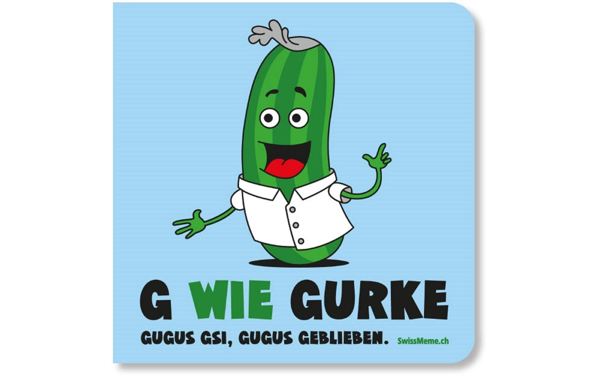 Swissmeme Kinderbuch G wie Gurke