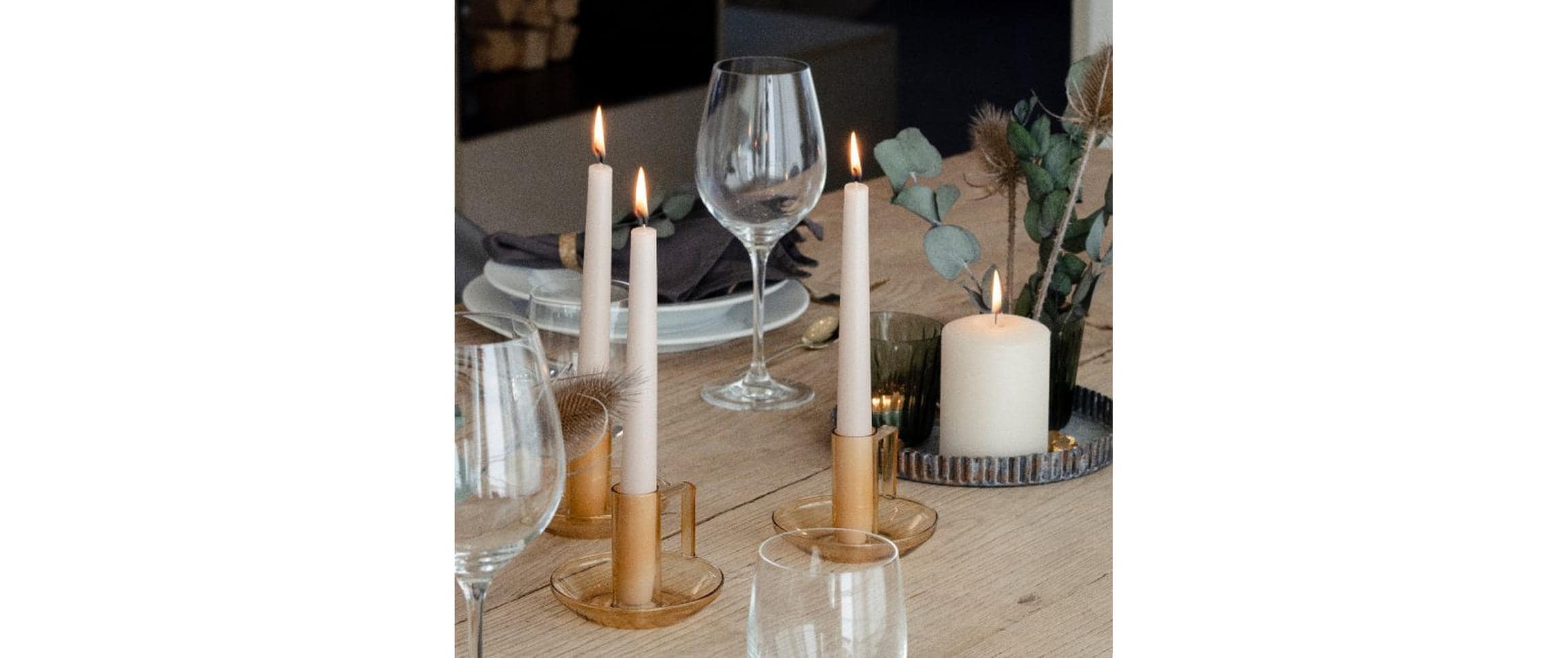 balthasar Etoilekerze 24 cm x 2.2 cm, Taupe, 10 Stück