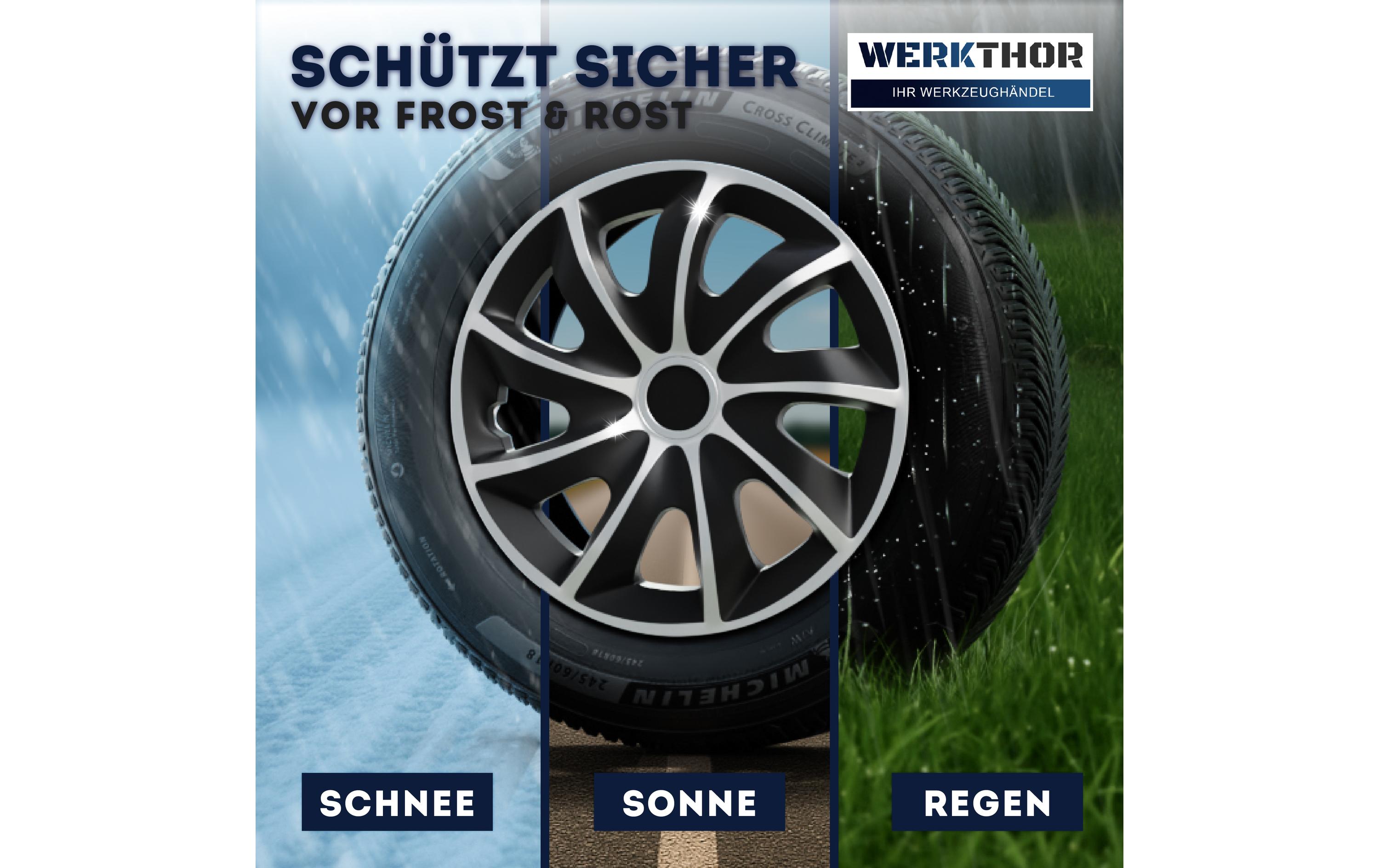 Werkthor Radzierblende 4er Set 14