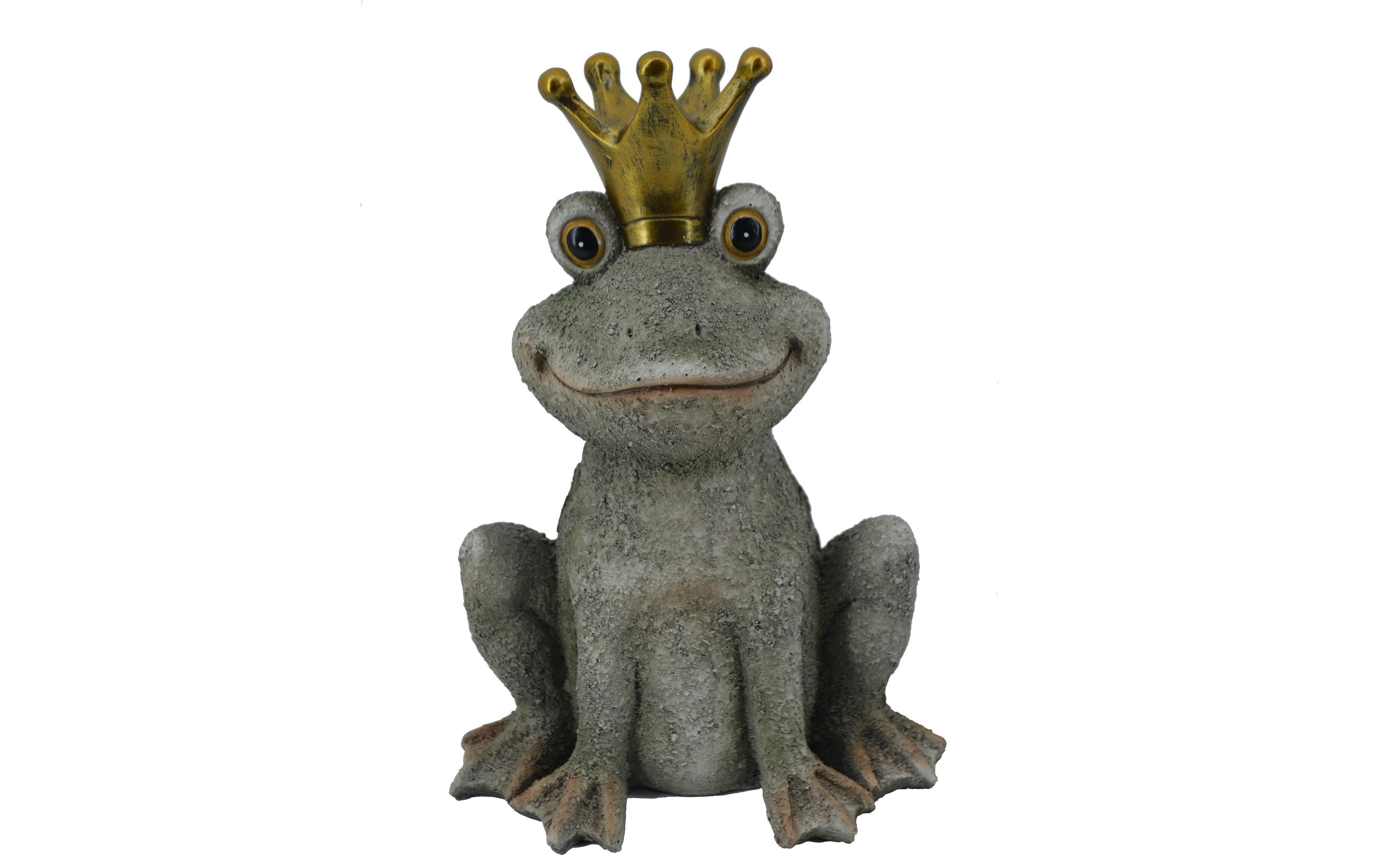 Dameco Dekofigur Froschkönig sitzend
