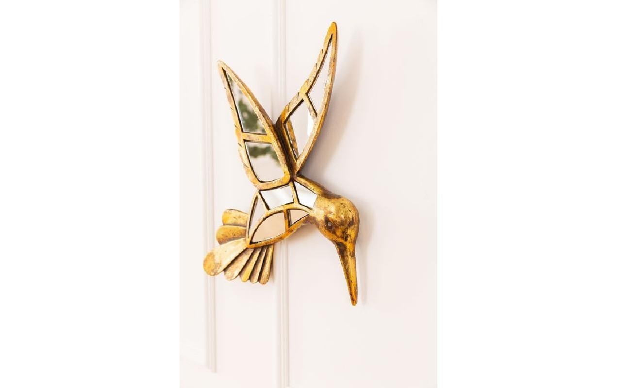Kare Wanddekoration Colibri Spiegel