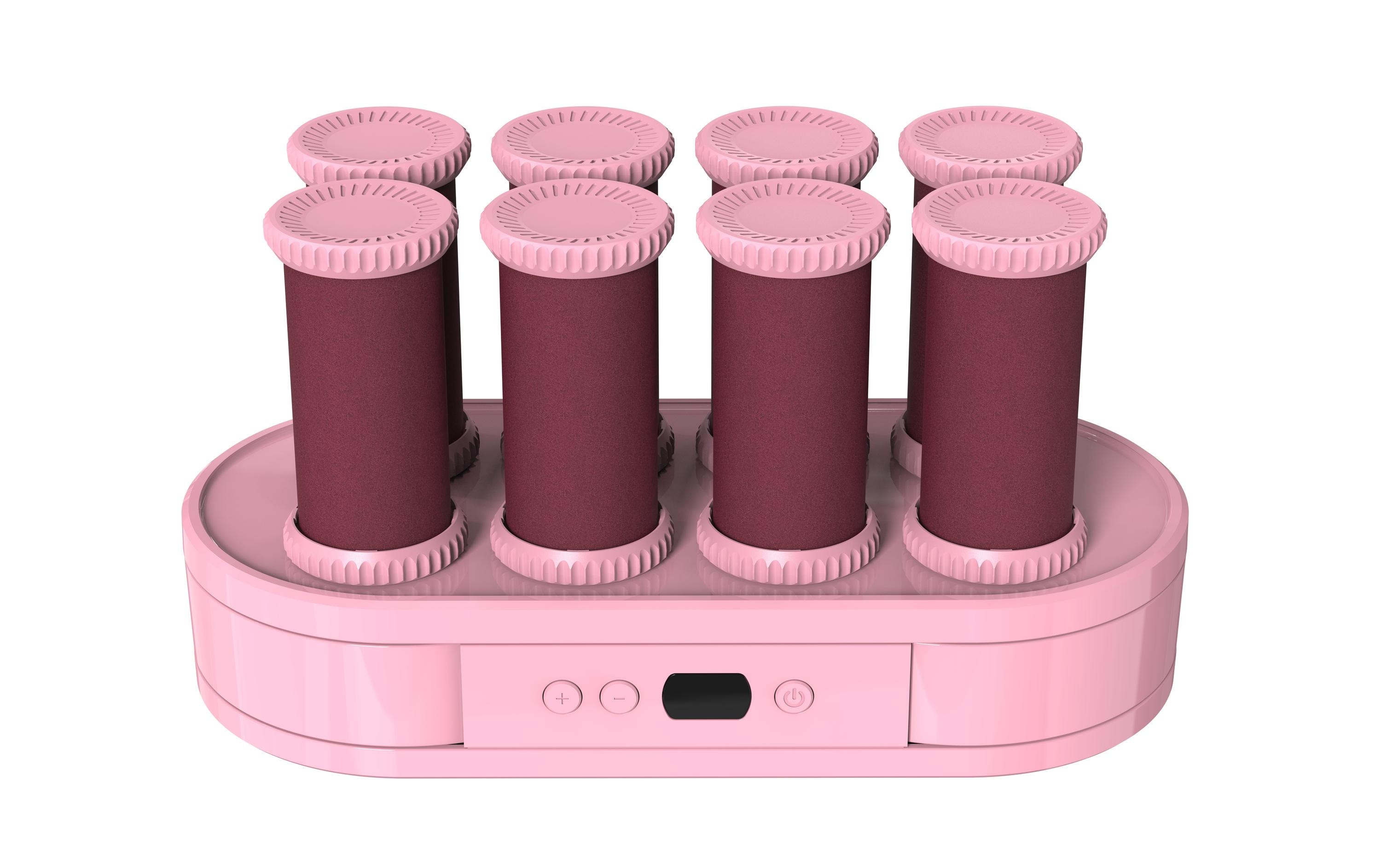 Mermade Hot Rollers Digitale Heizwickler Rosa