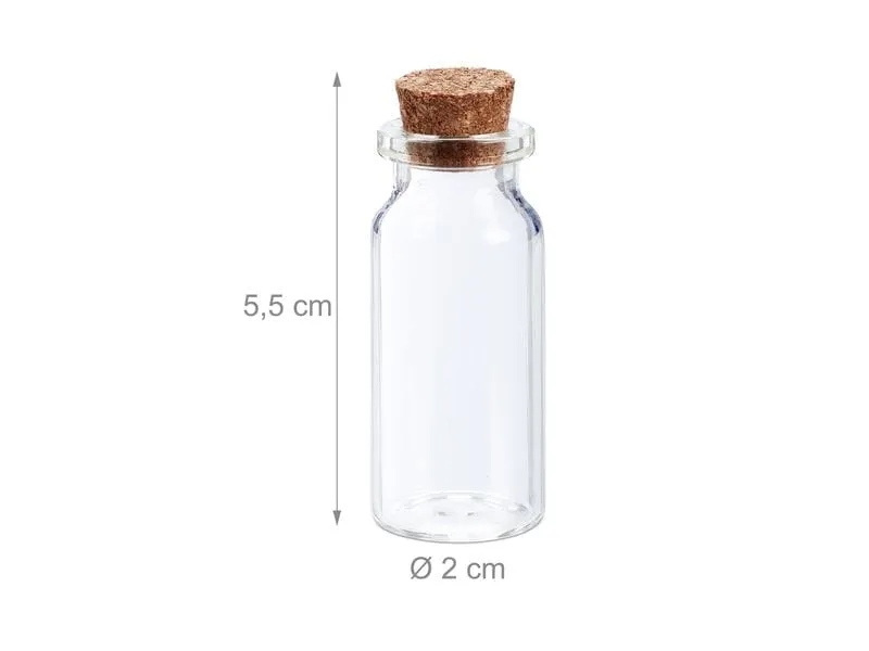 relaxdays Einmachflasche 10 ml, 60 Stück relaxdays Einmachflasche 10 ml, 60 Stück
