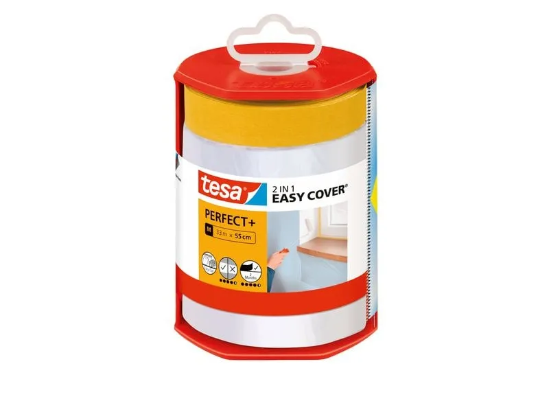tesa Abdeckfolie Easy Cover Perfect+ Refill M, 33 m x 550 mm tesa Abdeckfolie Easy Cover Perfect+ Refill M, 33 m x 550 mm