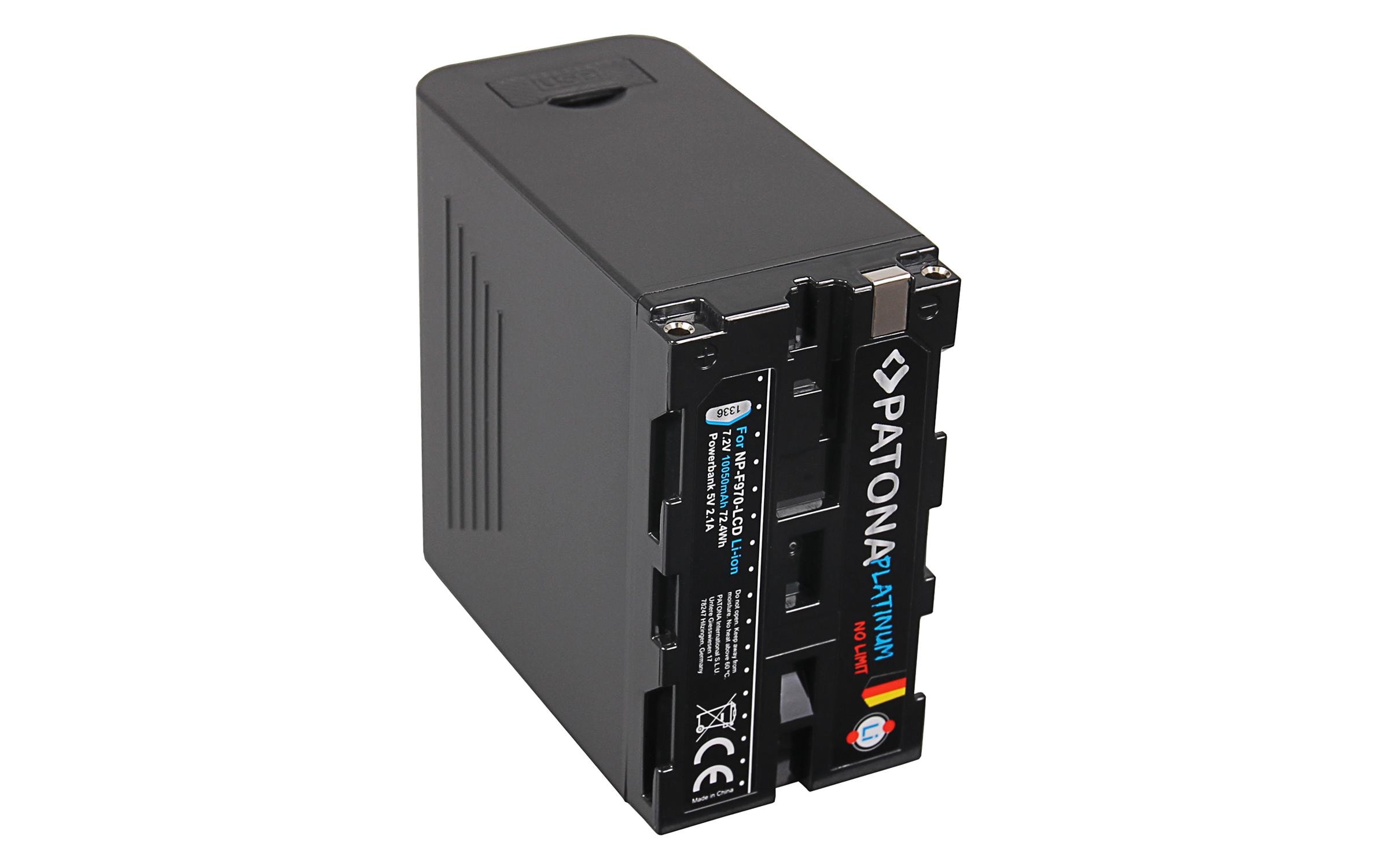 Patona Videokamera-Akku Platinum Sony NP-F970-LCD