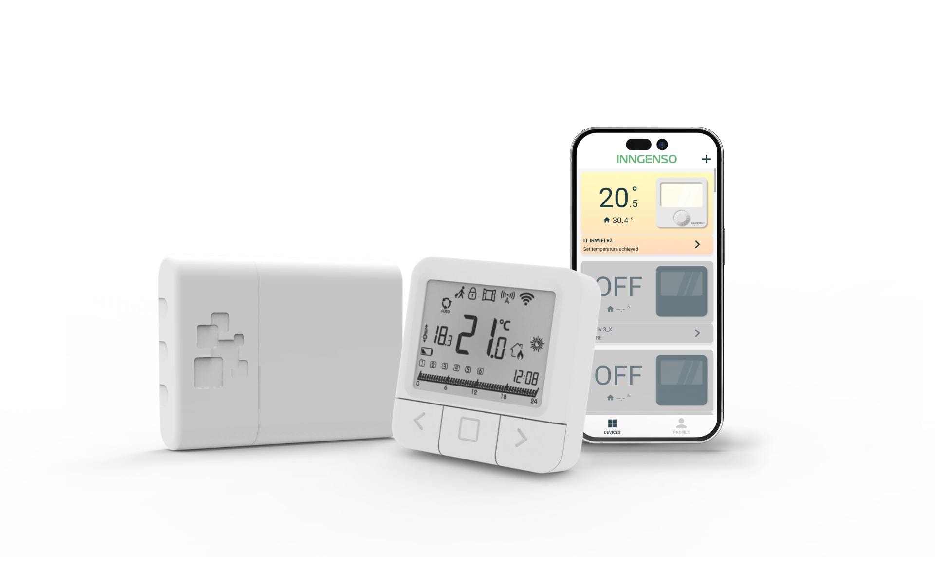 INNGENSO Digitaler Thermostat IT WiFi weiss